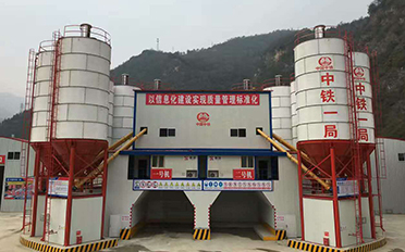 HZS180係列混凝土攪拌站