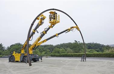 新產品——拱架（jià）安裝車（chē）研（yán）發成功（gōng）